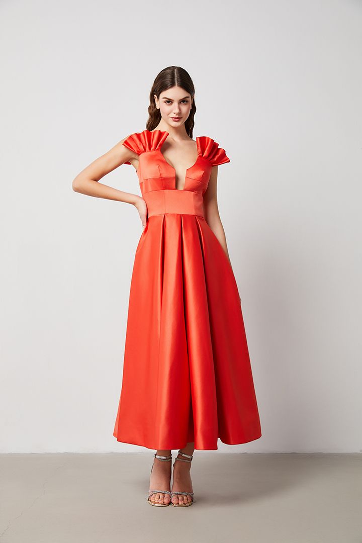 unique shoulders dress
