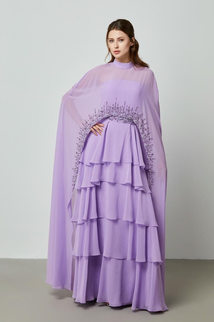 Layer ruffled dress