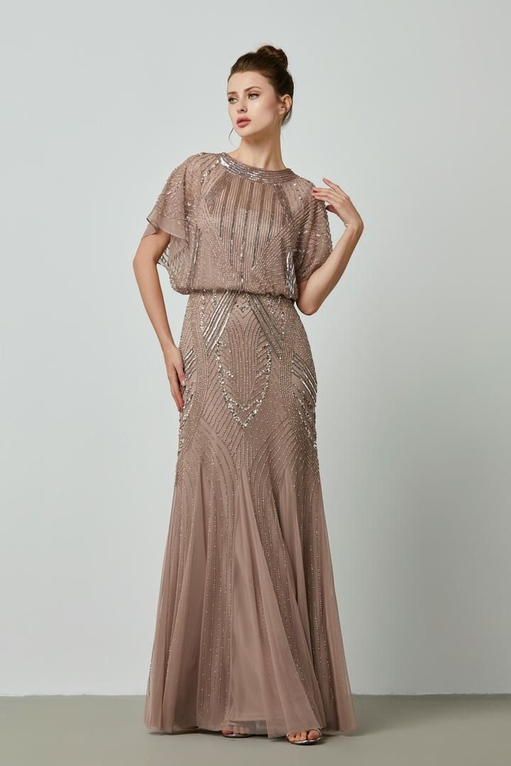 sequin embellishment dress