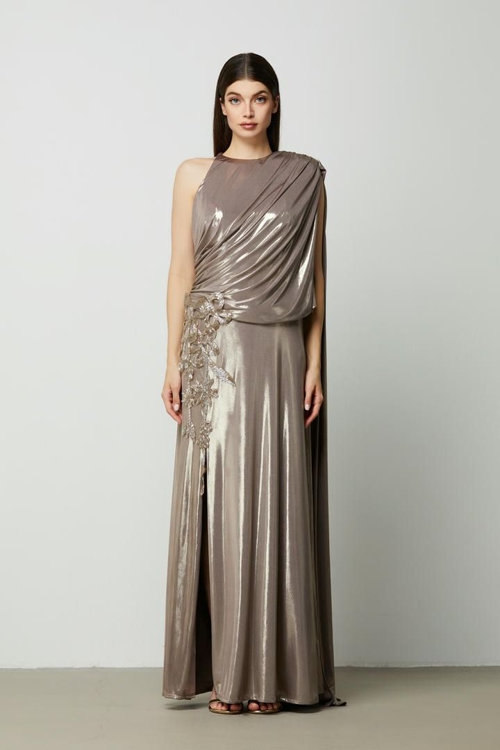 Radiant Drape Jersey Dress
