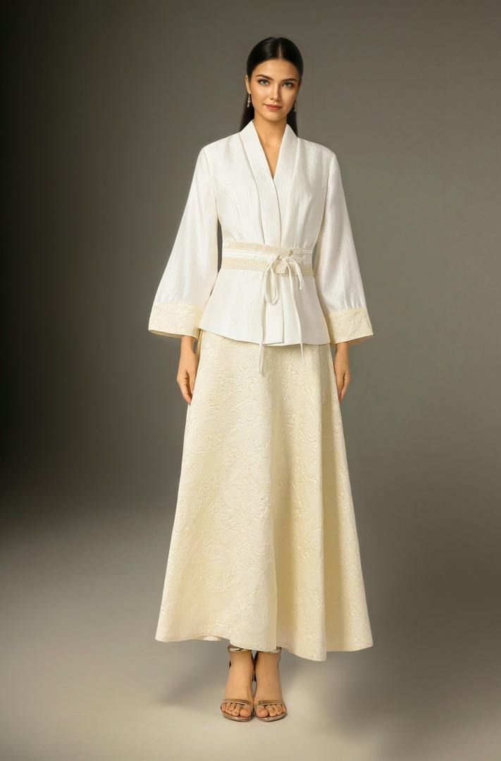 Ivory Jacquard