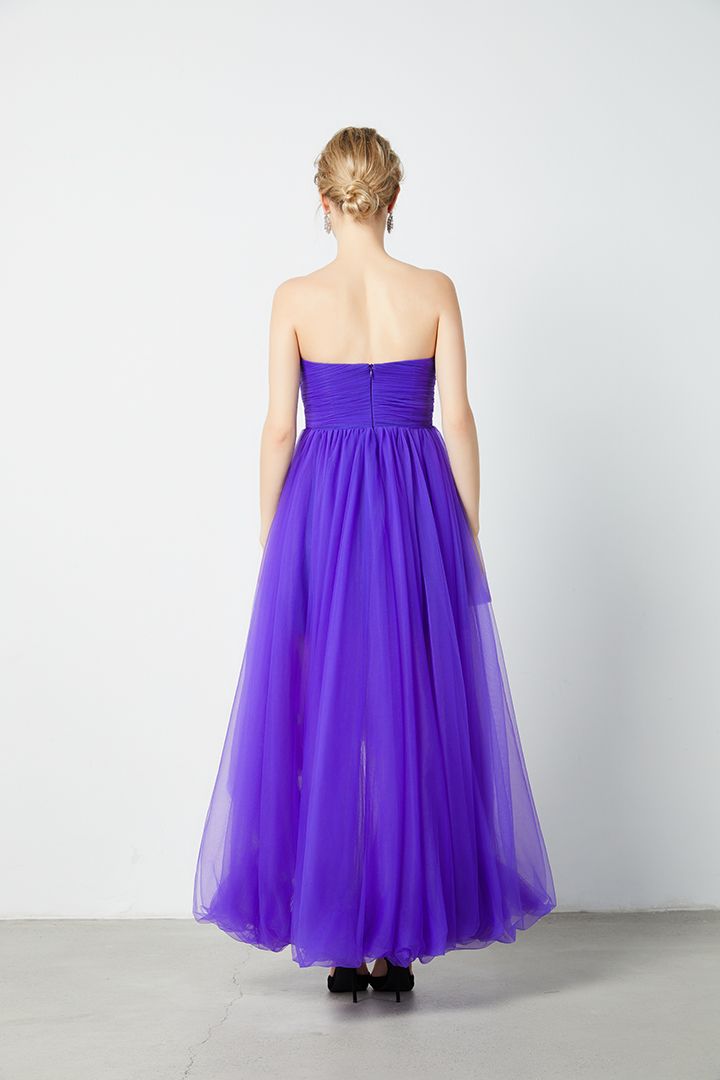 Statement frill trimming dress