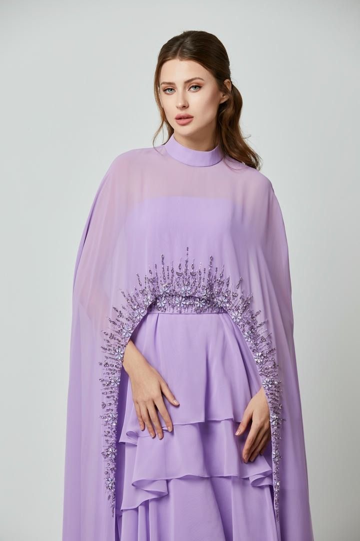 Layer ruffled dress