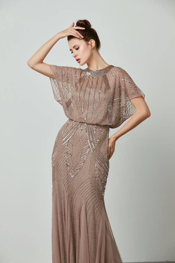 sequin embellishment dress