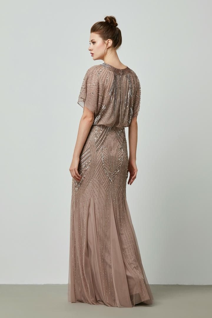 sequin embellishment dress