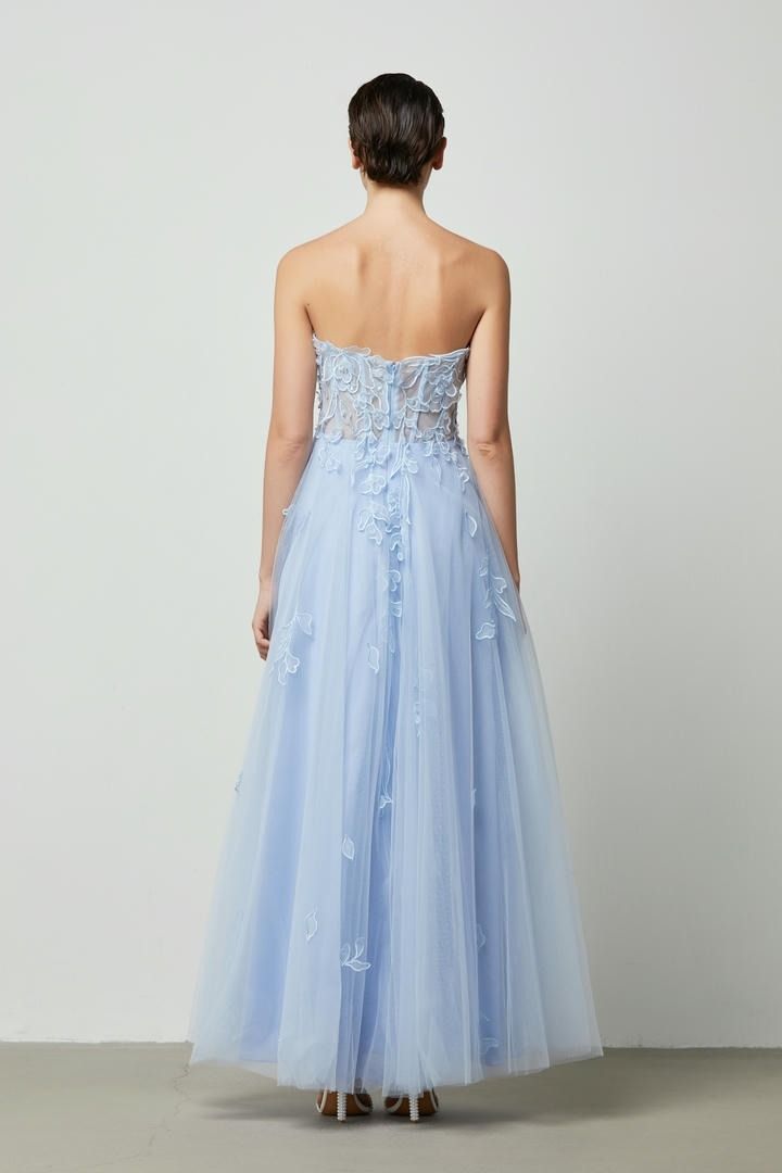 Sweetheart mesh dress
