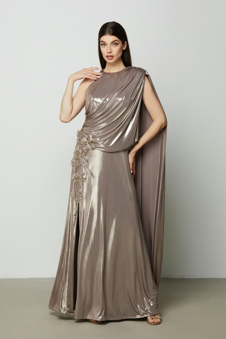 Radiant Drape Jersey Dress