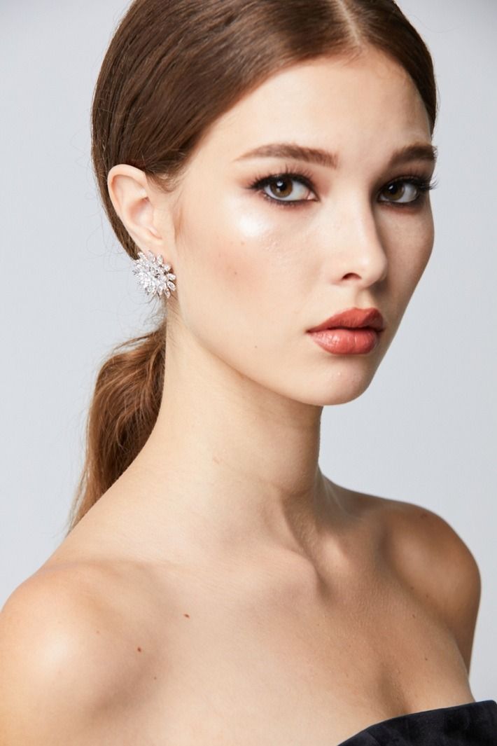 Crystal Bloom Studs