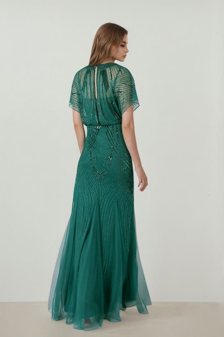Celeste Cape Gown
