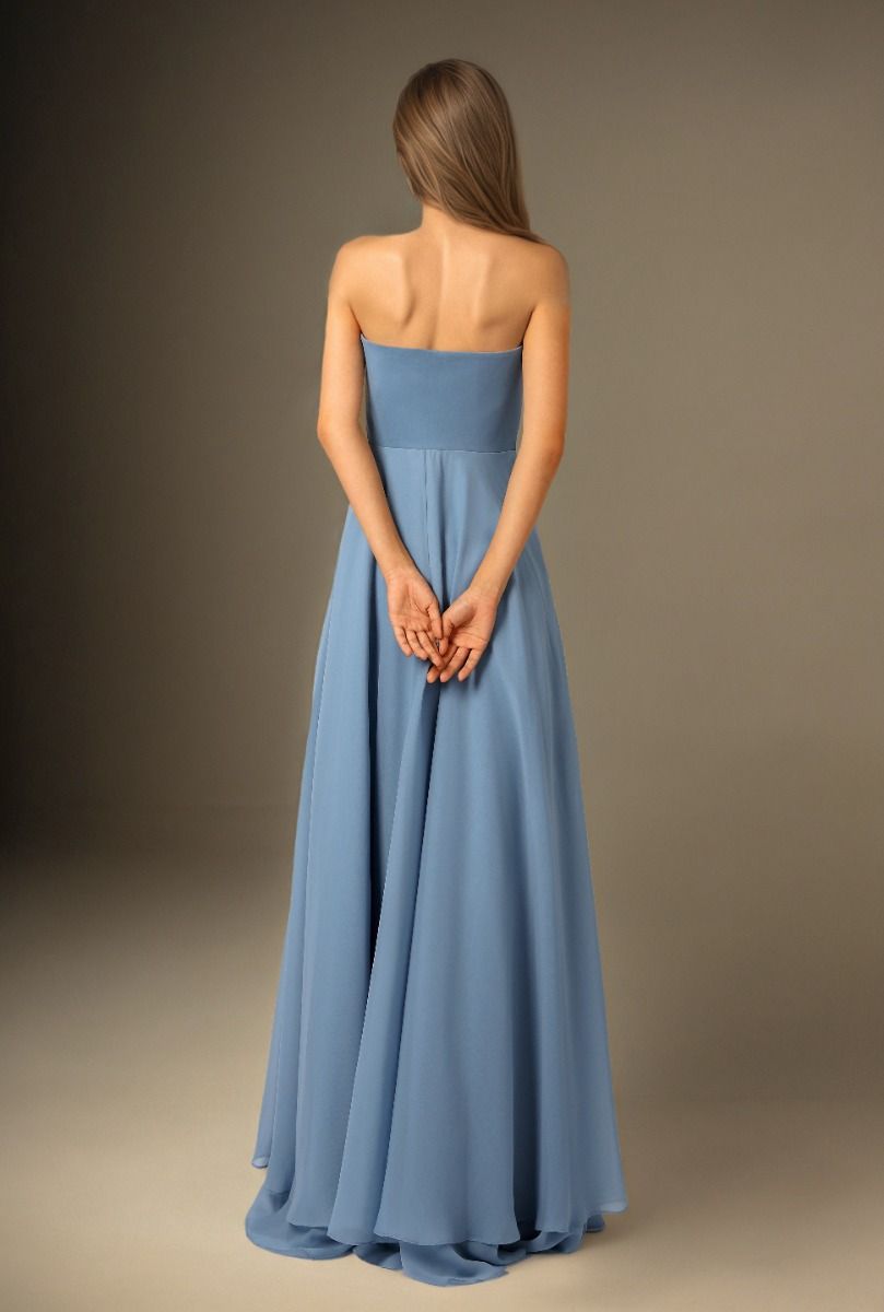 Blue Chiffon Elegance Dress