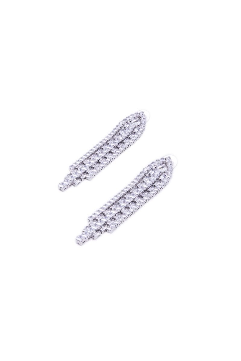 Cascading Elegance Crystal Earrings