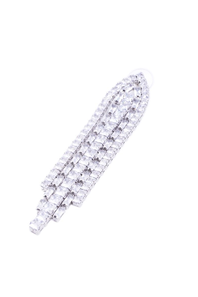 Cascading Elegance Crystal Earrings