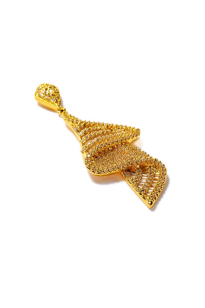 Waves style earring