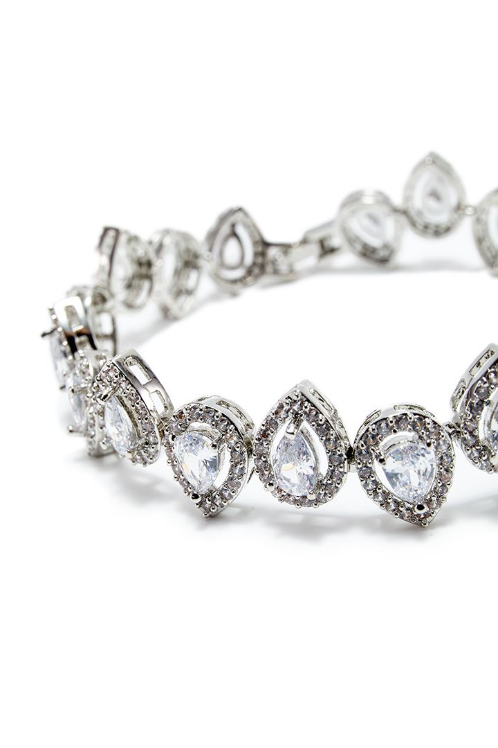 Teardrop Rhinestones Bracelet