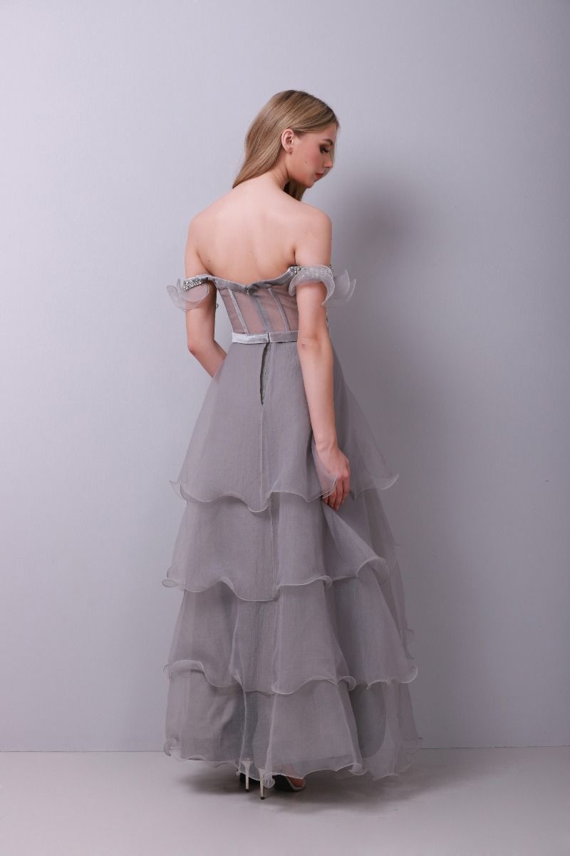 Rhinestones embellishment dress