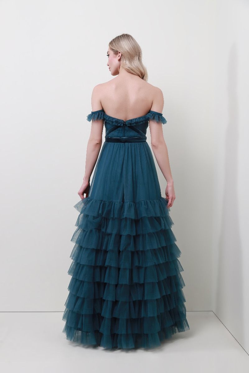 Tiered ruffle hem dress 