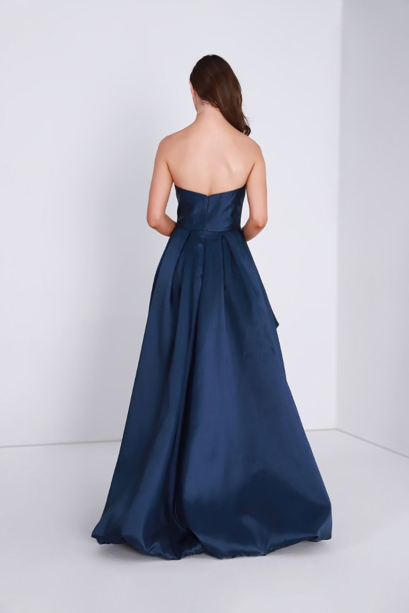 Embellished high-low hem dress
