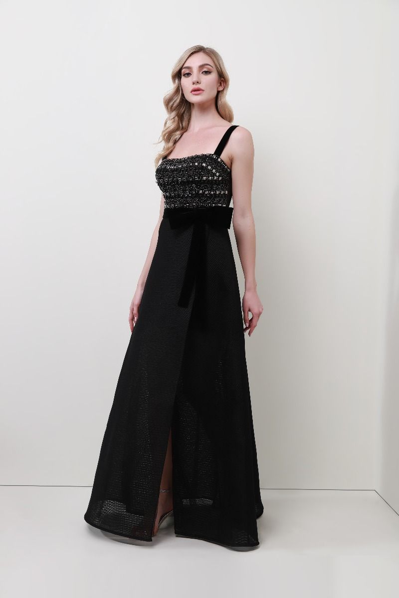 Embellished bustier dress