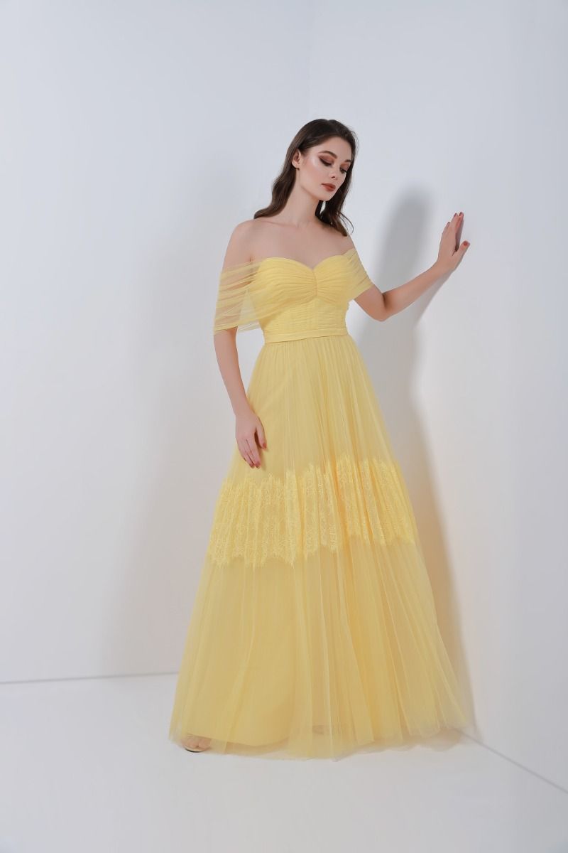 Rushed bustier dress