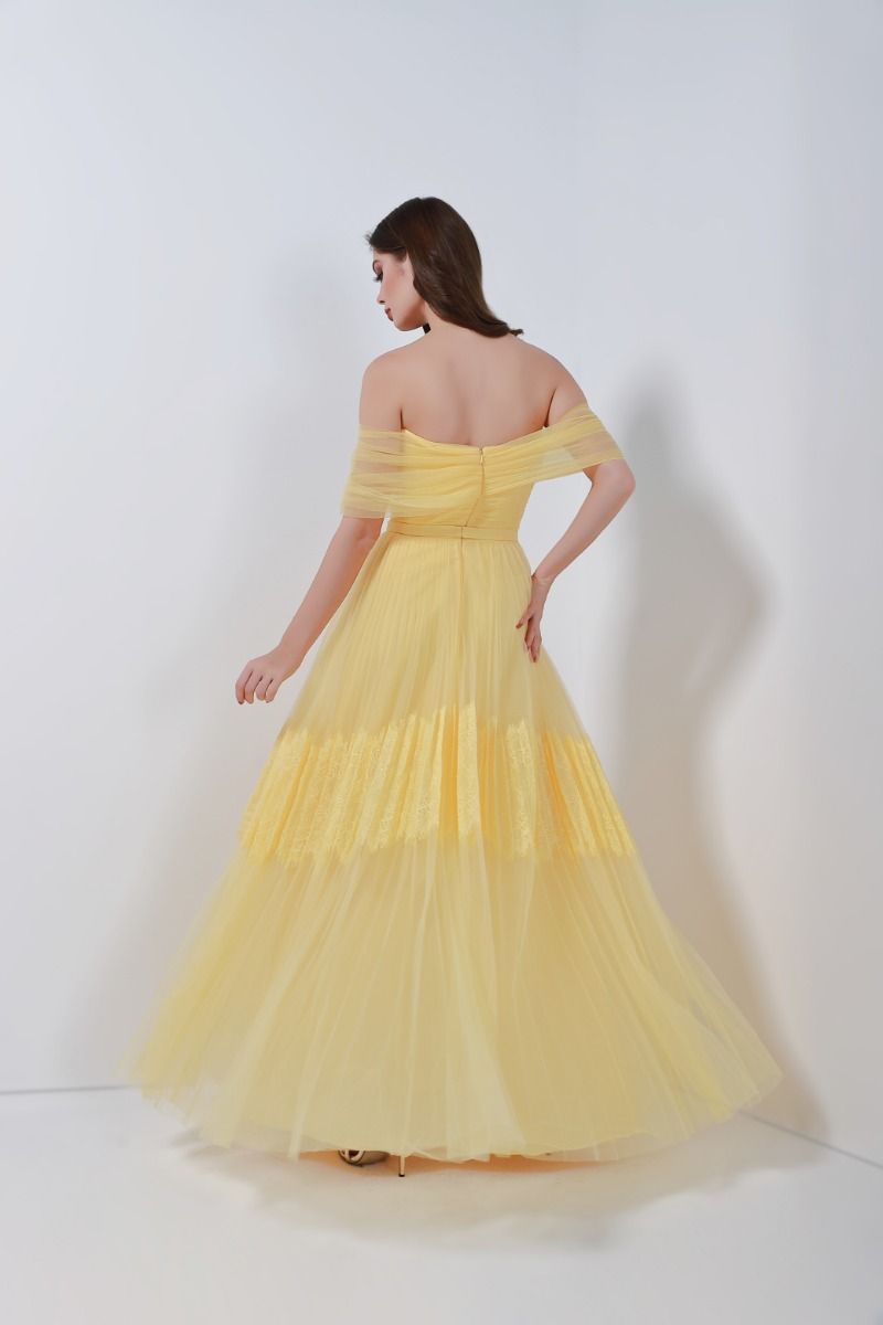 Rushed bustier dress