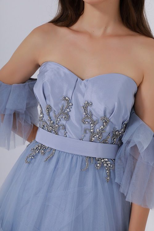 Tiered off-shoulder dress