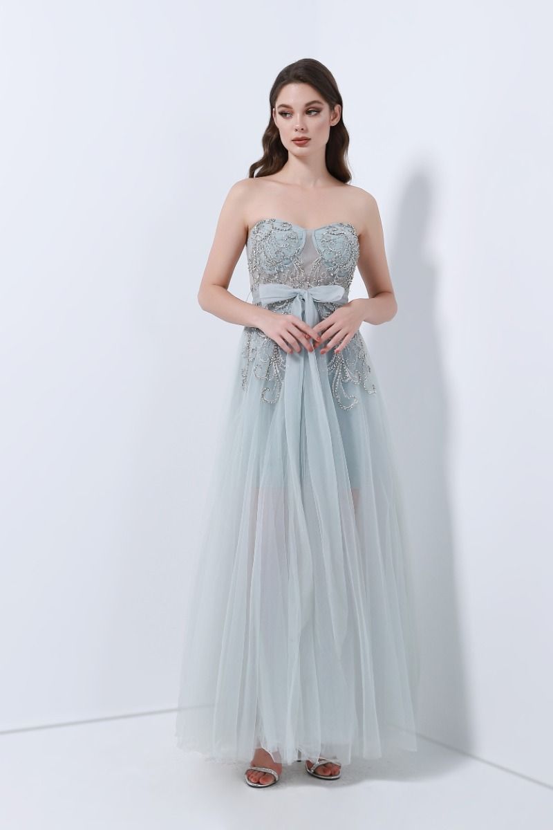 Self-tie bow dress