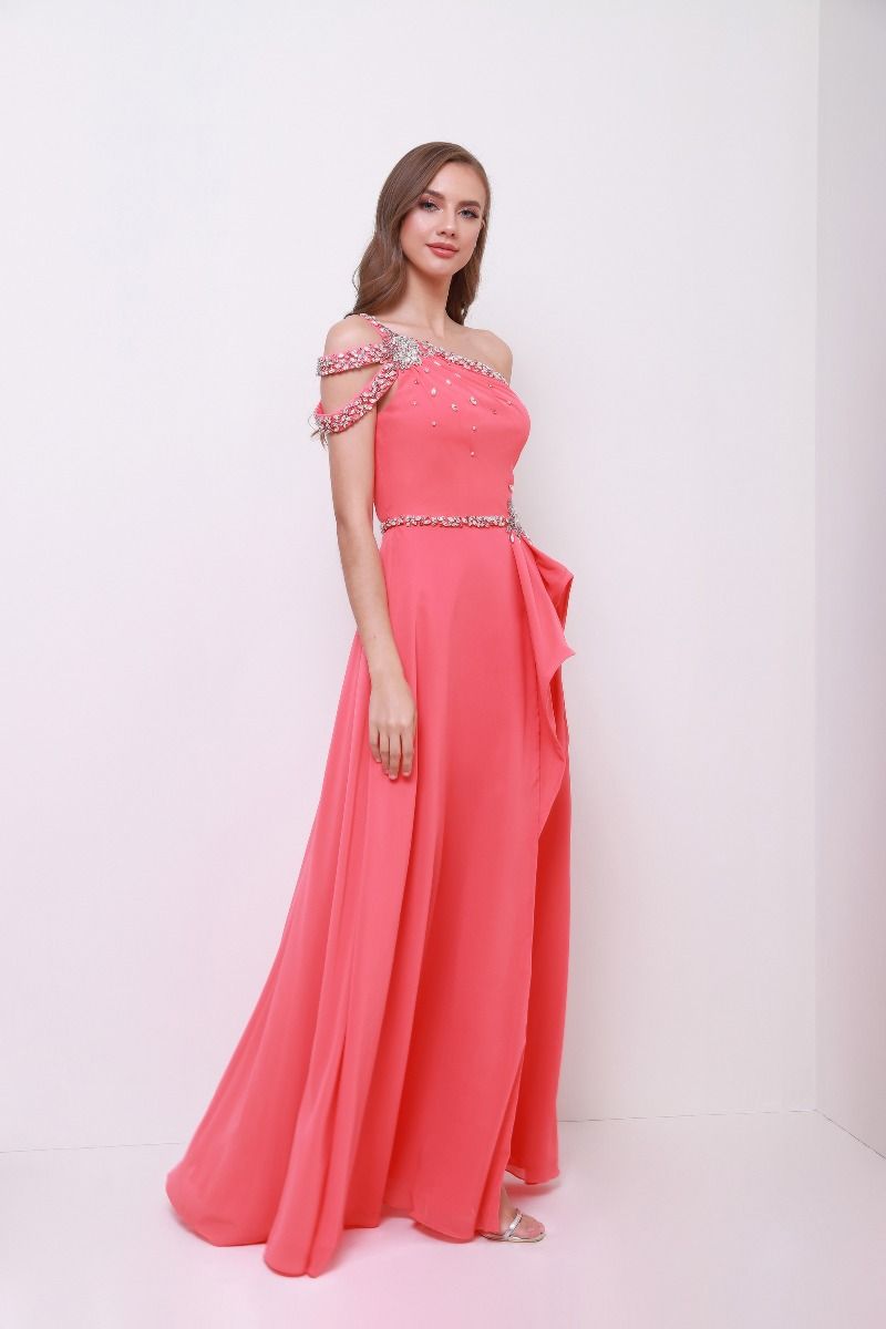 Embellished bustier dress