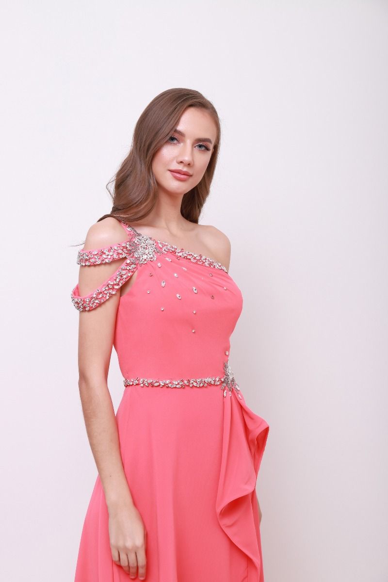 Embellished bustier dress