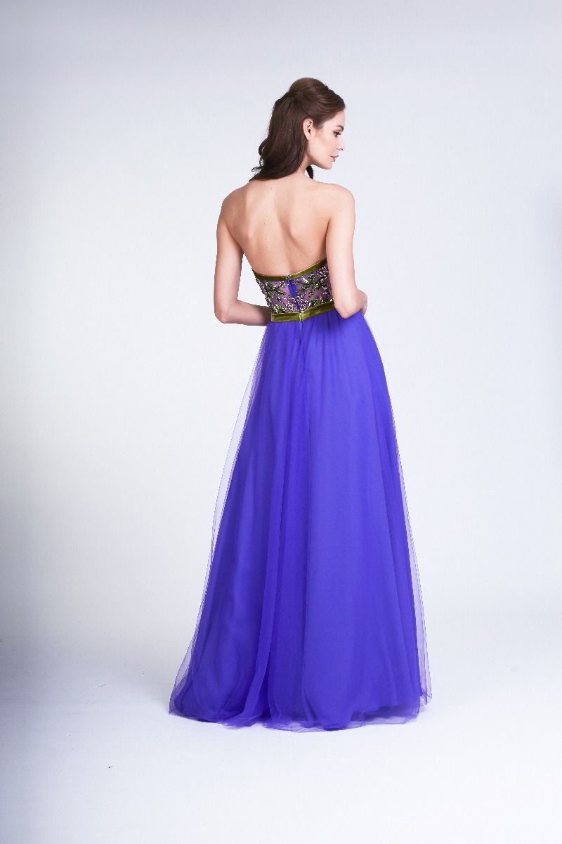 Beading embellishment dress
