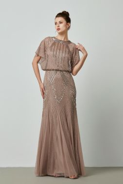 sequin embellishment dress