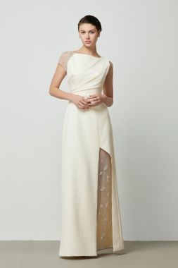 Asymmetric modern dress
