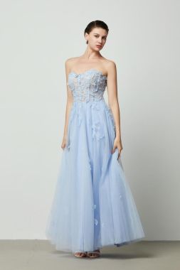 Sweetheart mesh dress