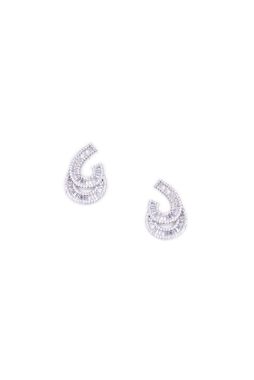 Radiant Swirl Crystal Earrings